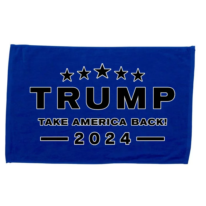 Trump 2024 Take America Back Election Gift Microfiber Hand Towel