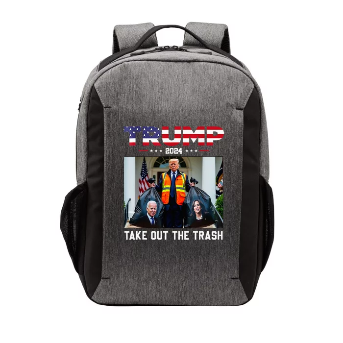 Trump 2024 Take Out The Trash Vector Backpack