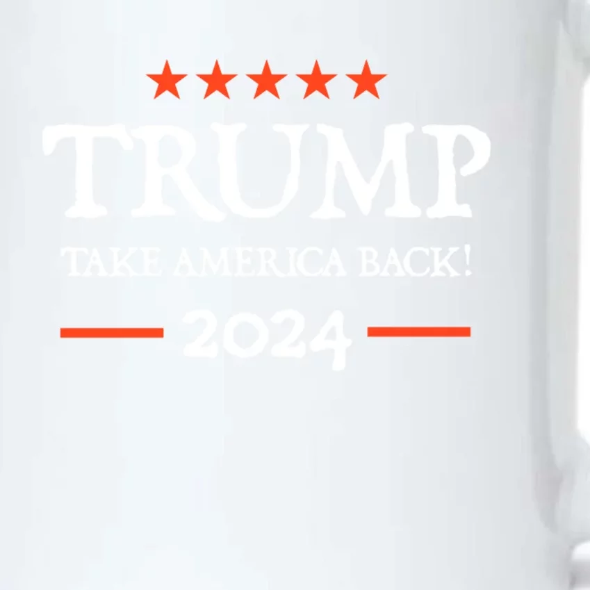 Trump 2024 Take America Back Black Color Changing Mug