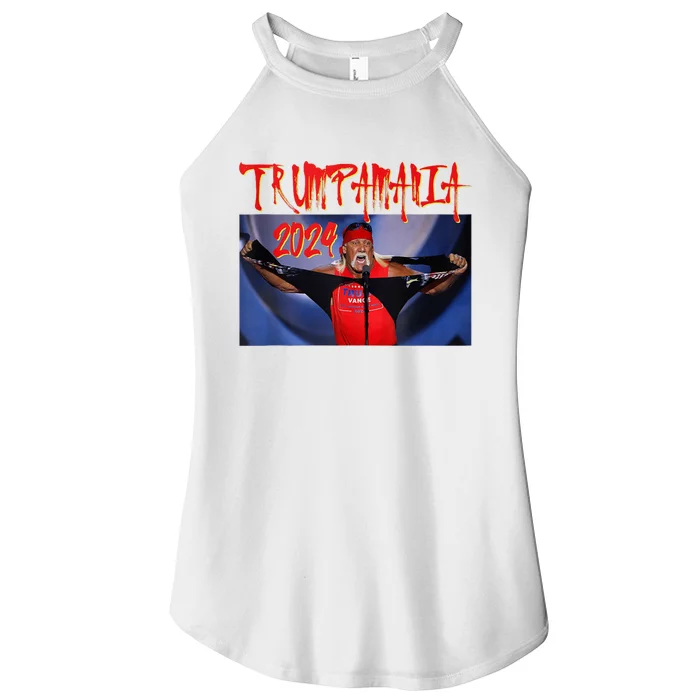 Trumpamania 2024 Trump Vance 2024 Trump Rally 2024 Women’s Perfect Tri Rocker Tank