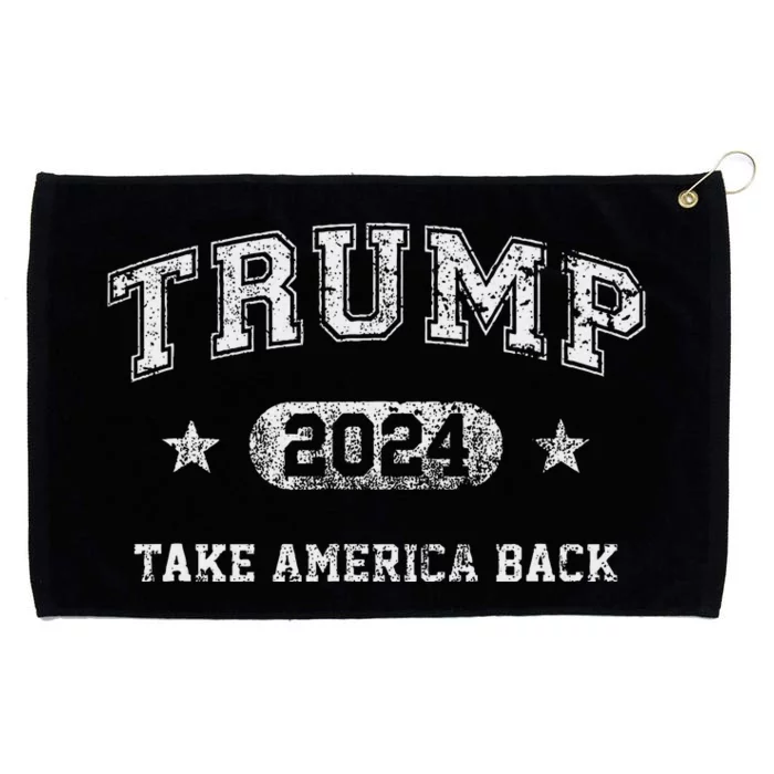 Trump 2024 Take America Back Grommeted Golf Towel