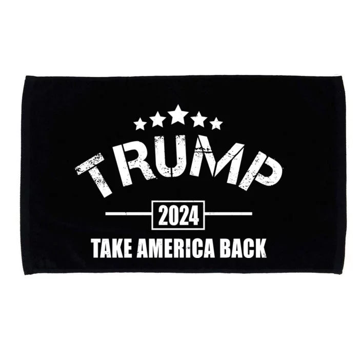 Trump 2024 Take America Back Election Microfiber Hand Towel