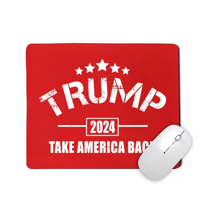 Trump 2024 Take America Back Election Mousepad