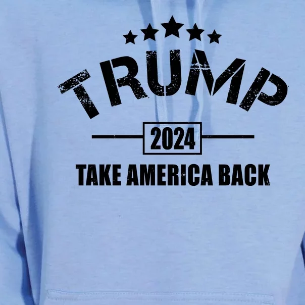 Trump 2024 Take America Back Election Unisex Surf Hoodie