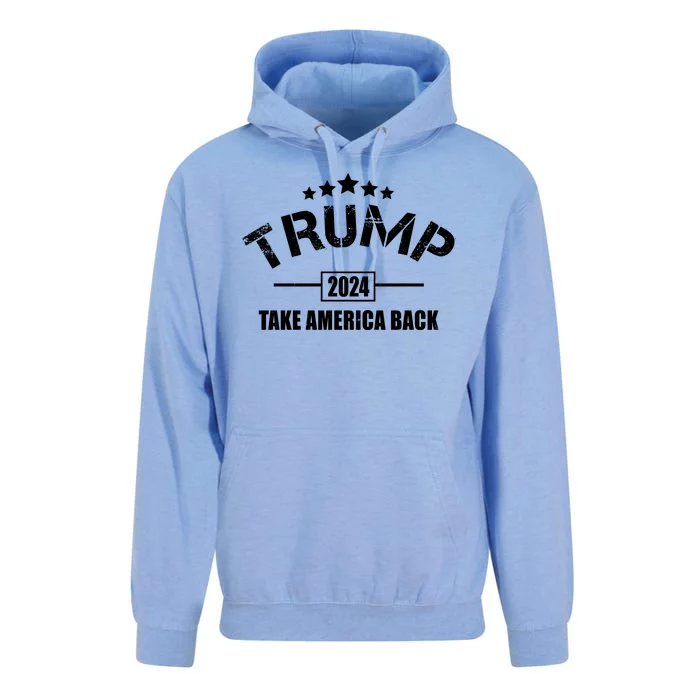 Trump 2024 Take America Back Election Unisex Surf Hoodie