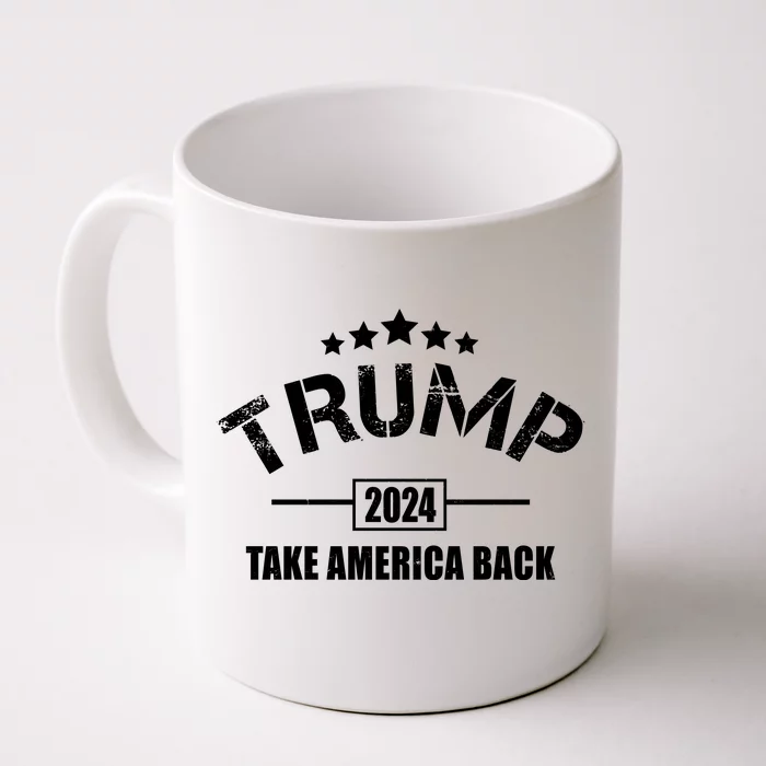 Trump 2024 Take America Back Election Front & Back Coffee Mug