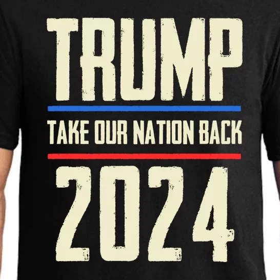 Trump 2024 Take Our Nation Back Pajama Set