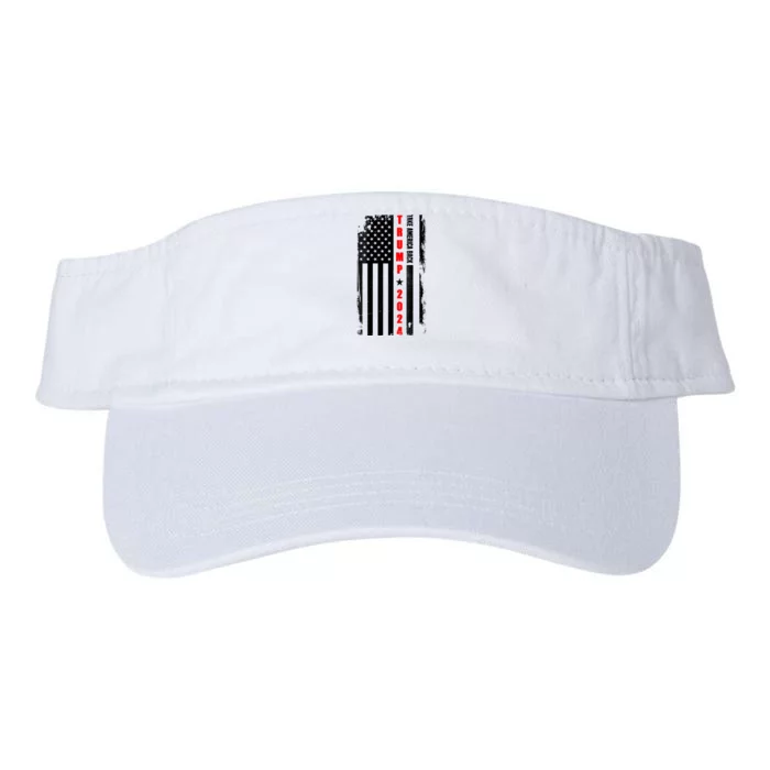 Trump 2024 Take America Back USA Flag Valucap Bio-Washed Visor