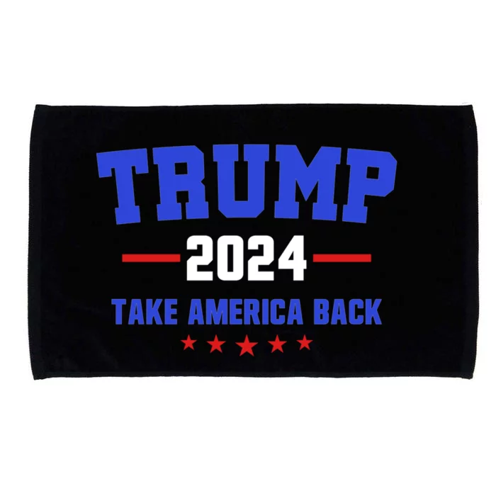 Trump 2024 Take America Back Election Gift Microfiber Hand Towel