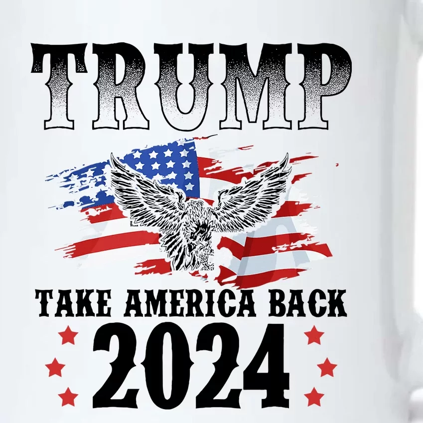 Trump 2024 Take America Back Grunge Black Color Changing Mug