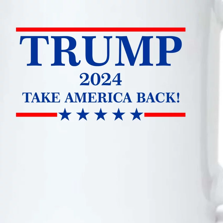 Trump 2024 Take America Back USA President Vote Black Color Changing Mug