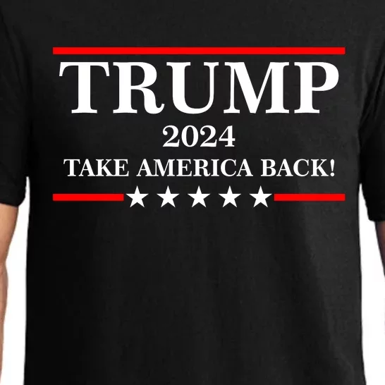 Trump 2024 Take America Back USA President Vote Pajama Set