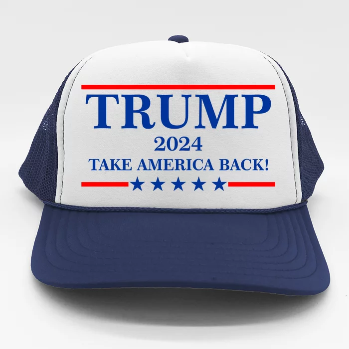 Trump 2024 Take America Back USA President Vote Trucker Hat