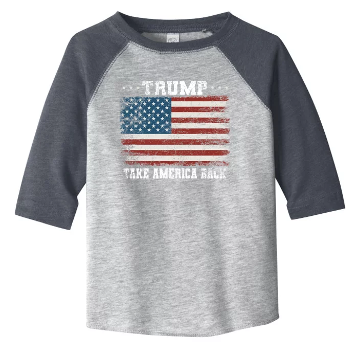 Trump 2024 Take America Back Election The Return Gift Toddler Fine Jersey T-Shirt