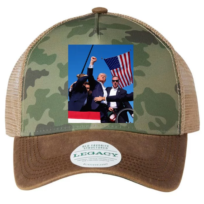 Trump 2024 This Is The Most Badass Picture In History Legacy Tie Dye Trucker Hat