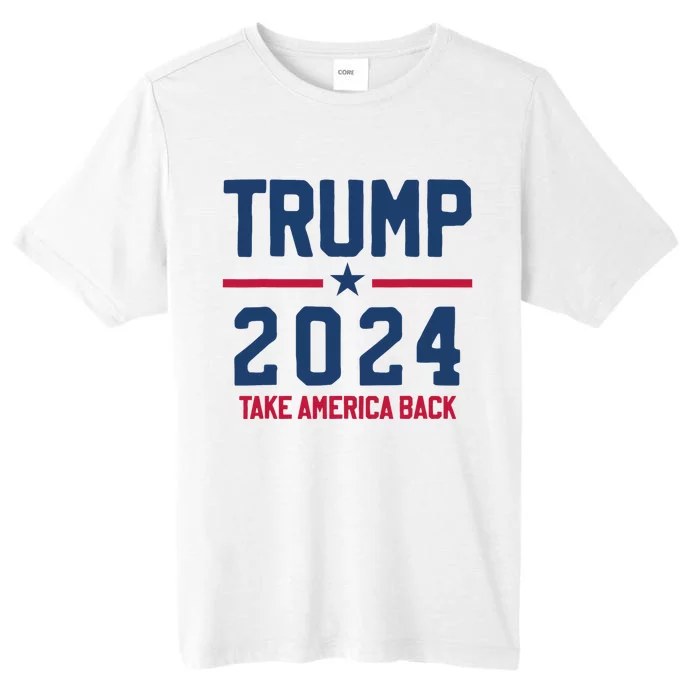 Trump 2024 Take America Back Pro Trump ChromaSoft Performance T-Shirt