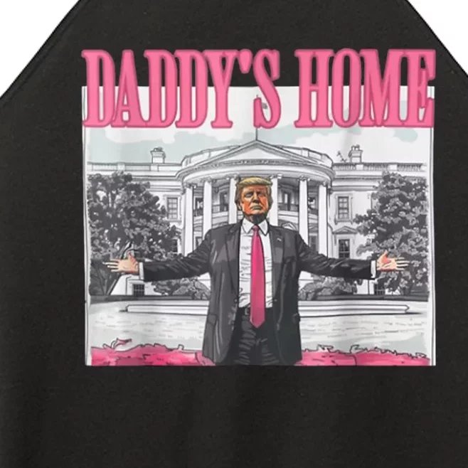 Trump 2024 Take America Back DaddyS Home Trump Pink 2024 Women’s Perfect Tri Rocker Tank