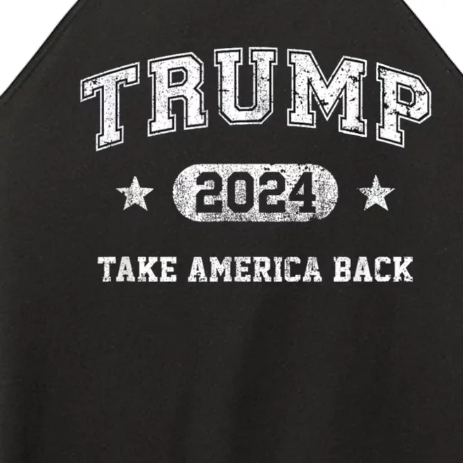 Trump 2024 Take America Back Women’s Perfect Tri Rocker Tank