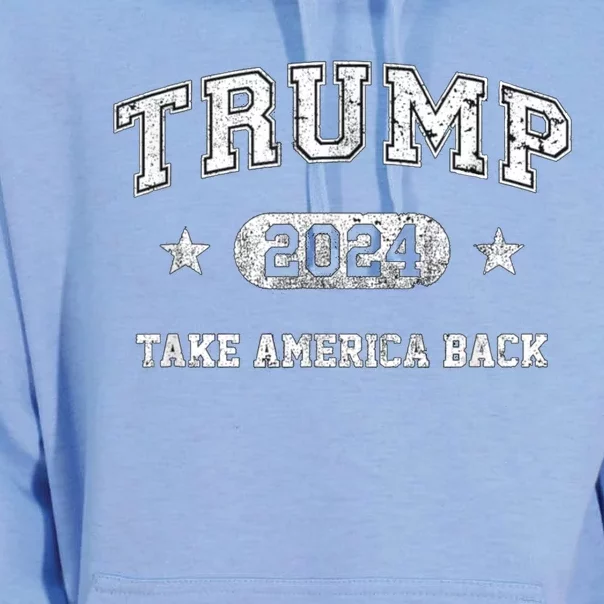 Trump 2024 Take America Back Unisex Surf Hoodie