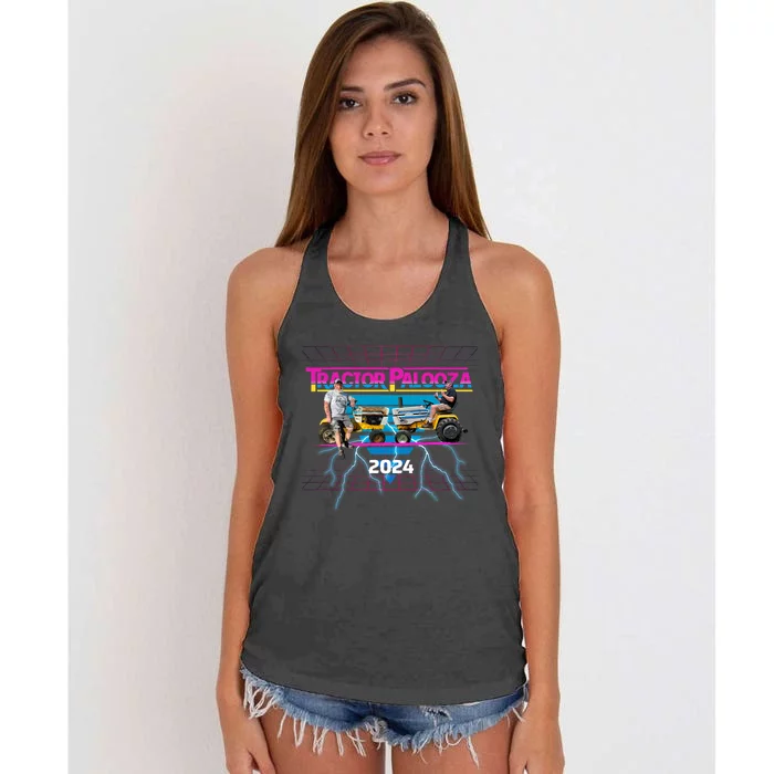 Tractorpalooza 2024 Women's Knotted Racerback Tank