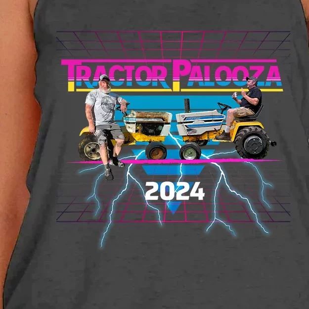 Tractorpalooza 2024 Women's Knotted Racerback Tank