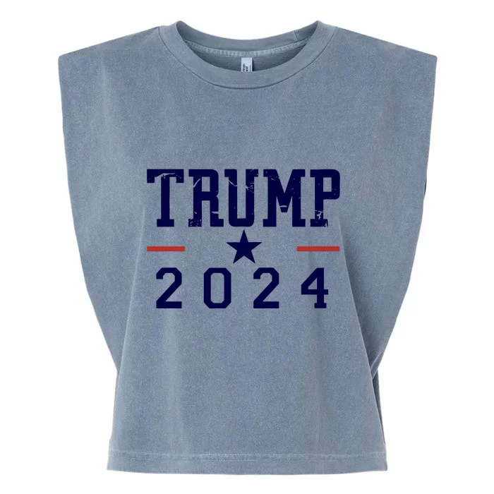 Trump 2024 Garment-Dyed Women's Muscle Tee