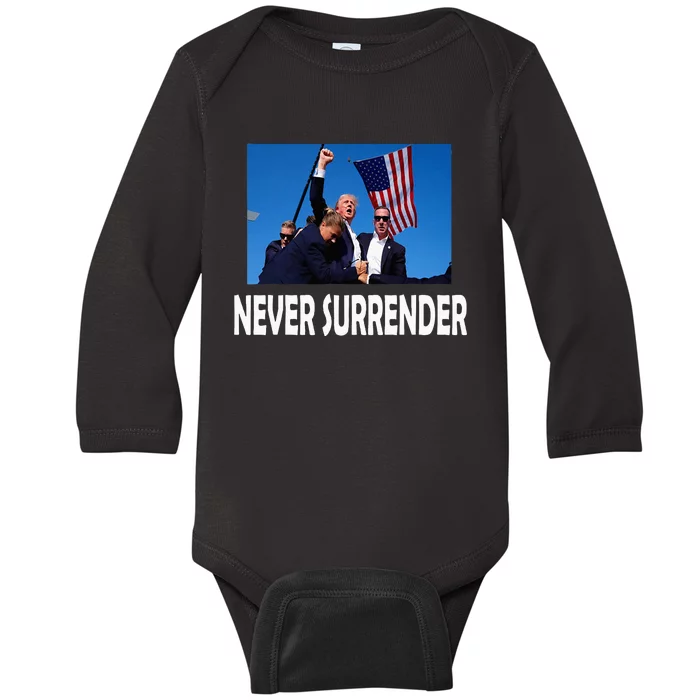 Trump 2024 Baby Long Sleeve Bodysuit