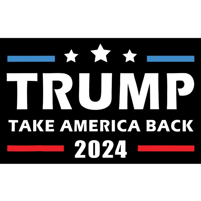 Trump 2024 Take America Back Bumper Sticker