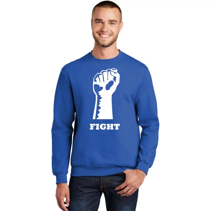 Trump 2024 Take America Back Election Design Fight Fist Gift Tall Sweatshirt