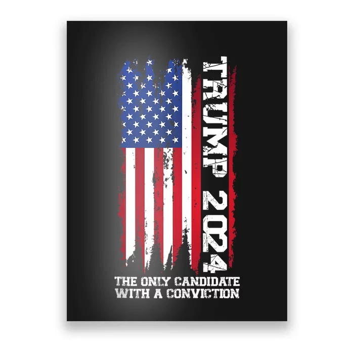 Trump 2024 The Only Candidate With A Conviction President Poster