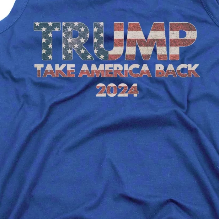 Trump 2024 Take America Back Election The Return Gift Tank Top