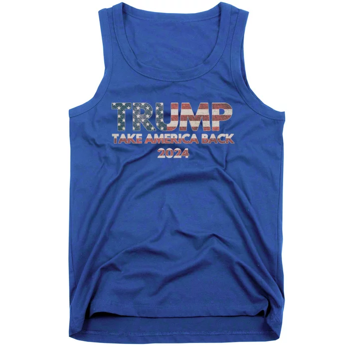 Trump 2024 Take America Back Election The Return Gift Tank Top