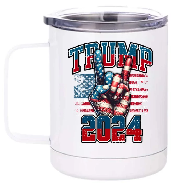 Trump 2024 Front & Back 12oz Stainless Steel Tumbler Cup