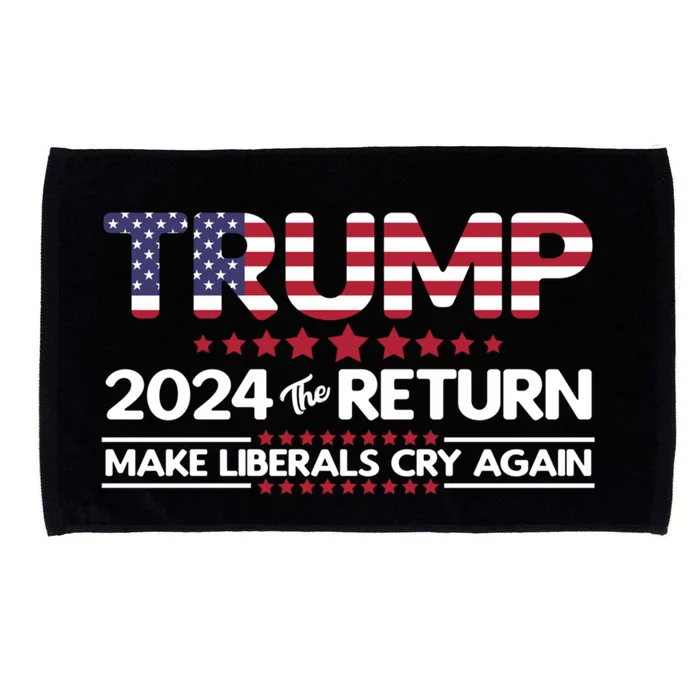 Trump 2024 The Return Cute Gift Microfiber Hand Towel