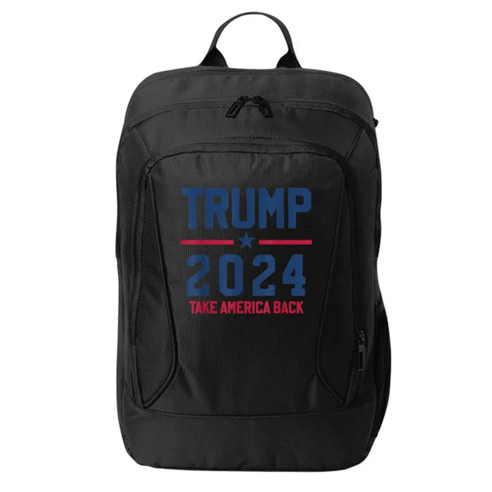 Trump 2024 Take America Back Pro Trump City Backpack