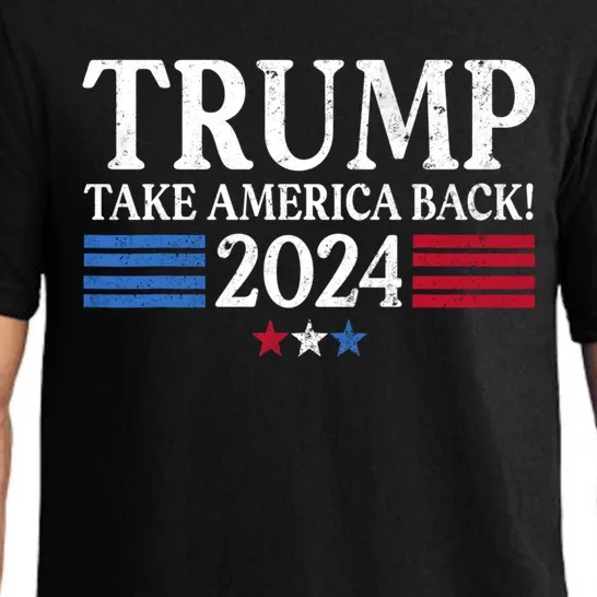 Donald Trump 2024 Take America Back USA United States Pajama Set