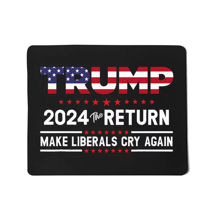 Trump 2024 The Return Make Liberals Cry Again Mousepad