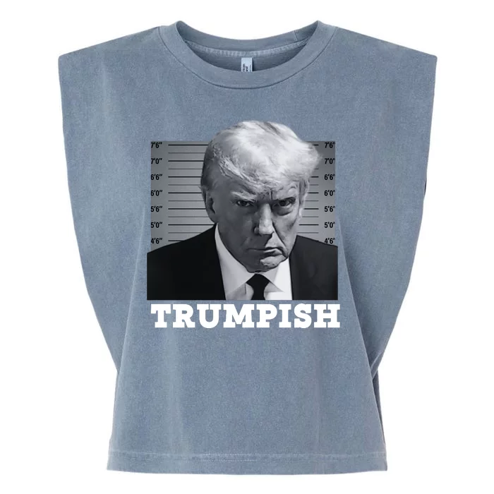 TRUMPISH 2024 Garment-Dyed Women's Muscle Tee