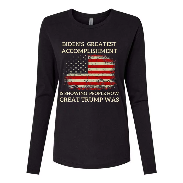 Trump 2024 Tees Womens Cotton Relaxed Long Sleeve T-Shirt