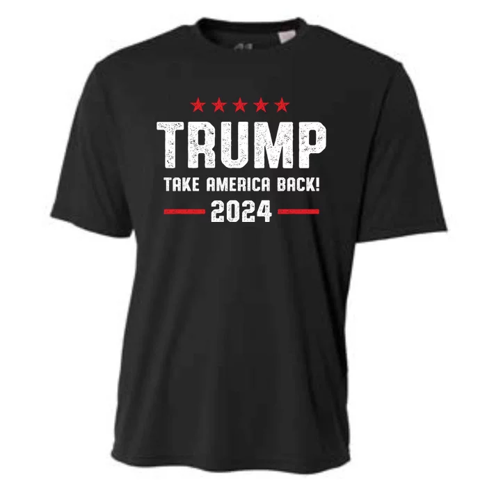 Trump 2024 Take America Back Cooling Performance Crew T-Shirt