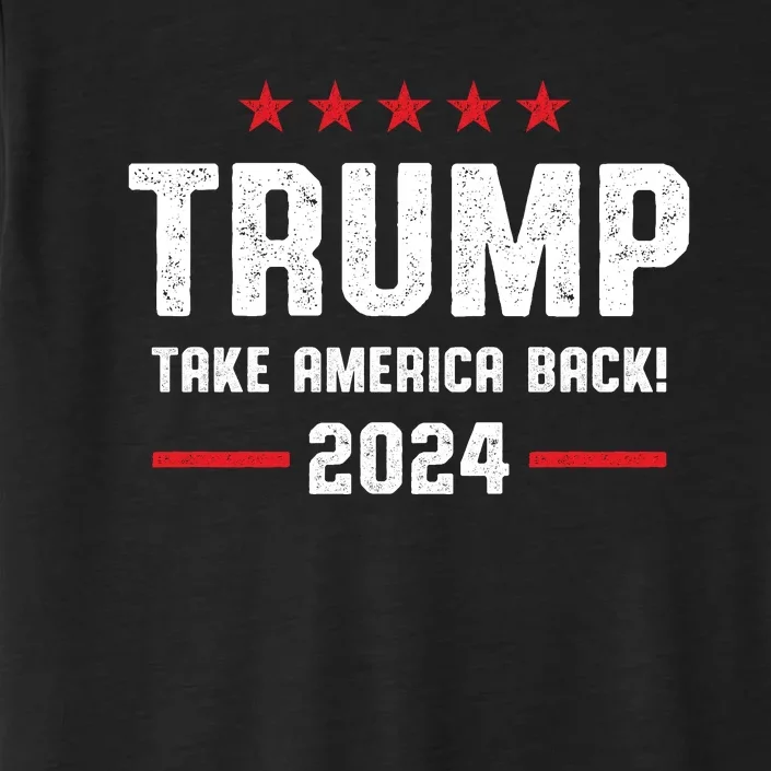 Trump 2024 Take America Back ChromaSoft Performance T-Shirt