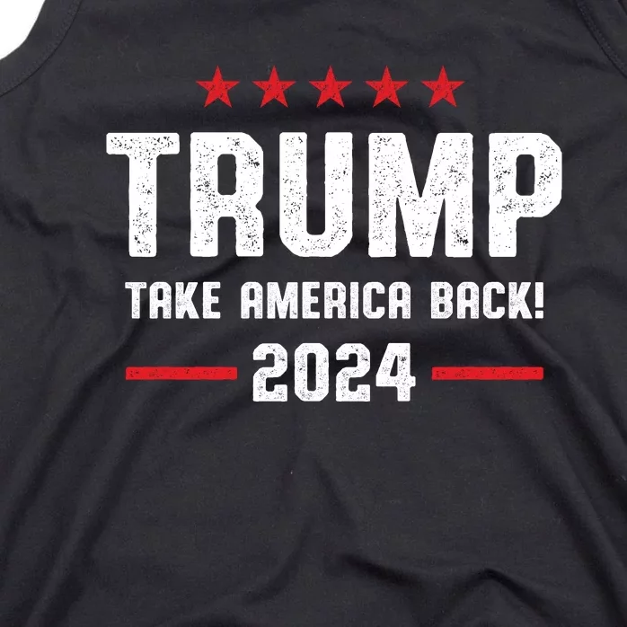 Trump 2024 Take America Back Tank Top