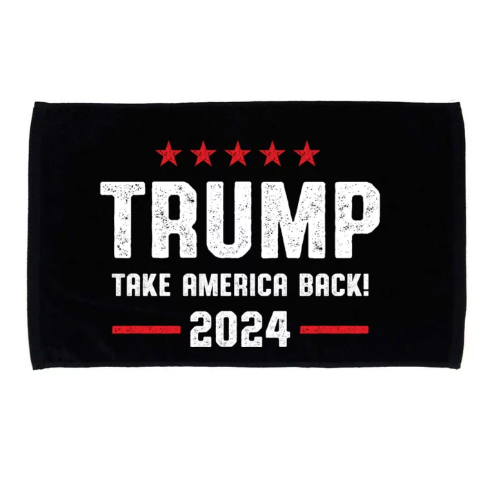 Trump 2024 Take America Back Microfiber Hand Towel