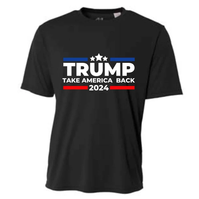 Trump 2024 Take Back America Cooling Performance Crew T-Shirt