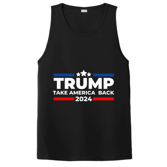 Trump 2024 Take Back America Performance Tank