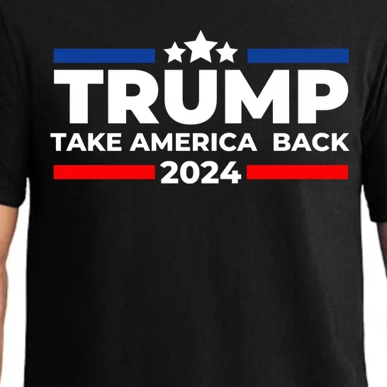 Trump 2024 Take America Back Trump 2024 Apparel Pajama Set