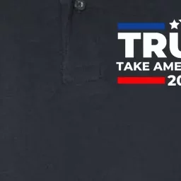 Trump 2024 Take America Back Trump 2024 Apparel Softstyle Adult Sport Polo