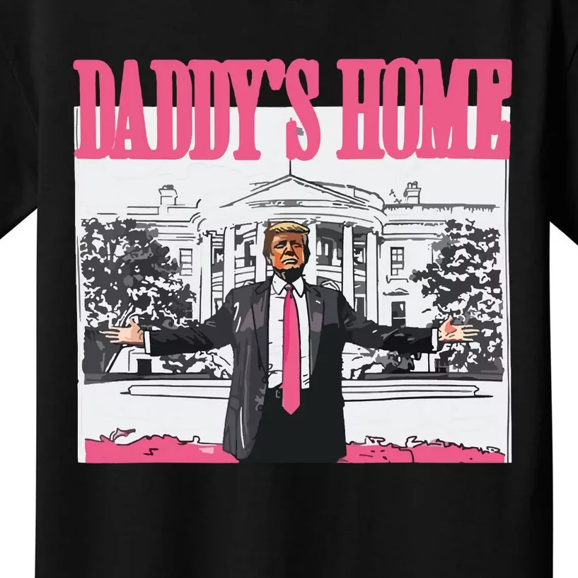 Trump 2024 Take America Back Daddys Home Trump Kids T-Shirt