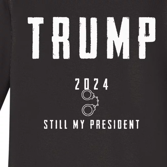 Trump 2024 Baby Long Sleeve Bodysuit