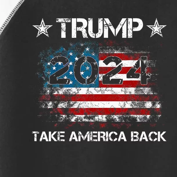 Trump 2024 Take America Back Donald Trump 2024 Toddler Fine Jersey T-Shirt